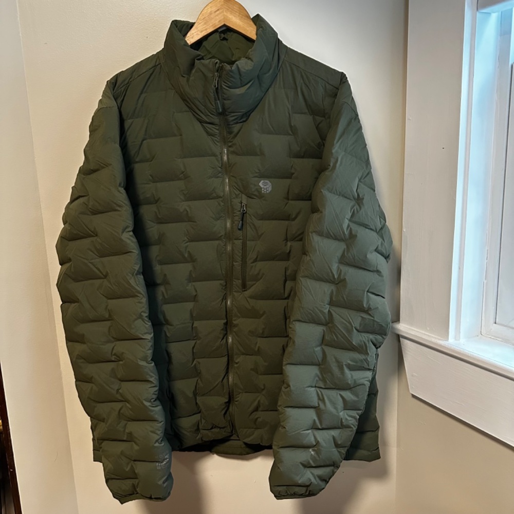 Mountain Hardwear Goose Down Stretchdown Jacket MEN'S XXL Green